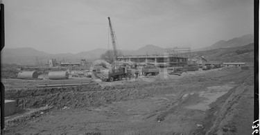Centrale di Mercure in costruzione