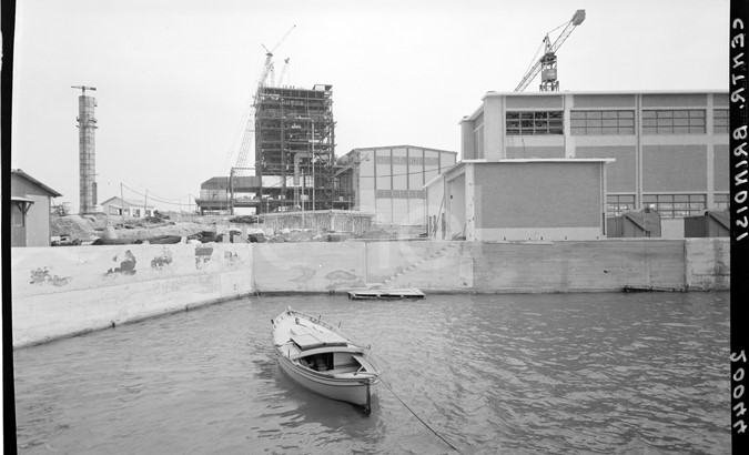 Centrale di Brindisi in costruzione
