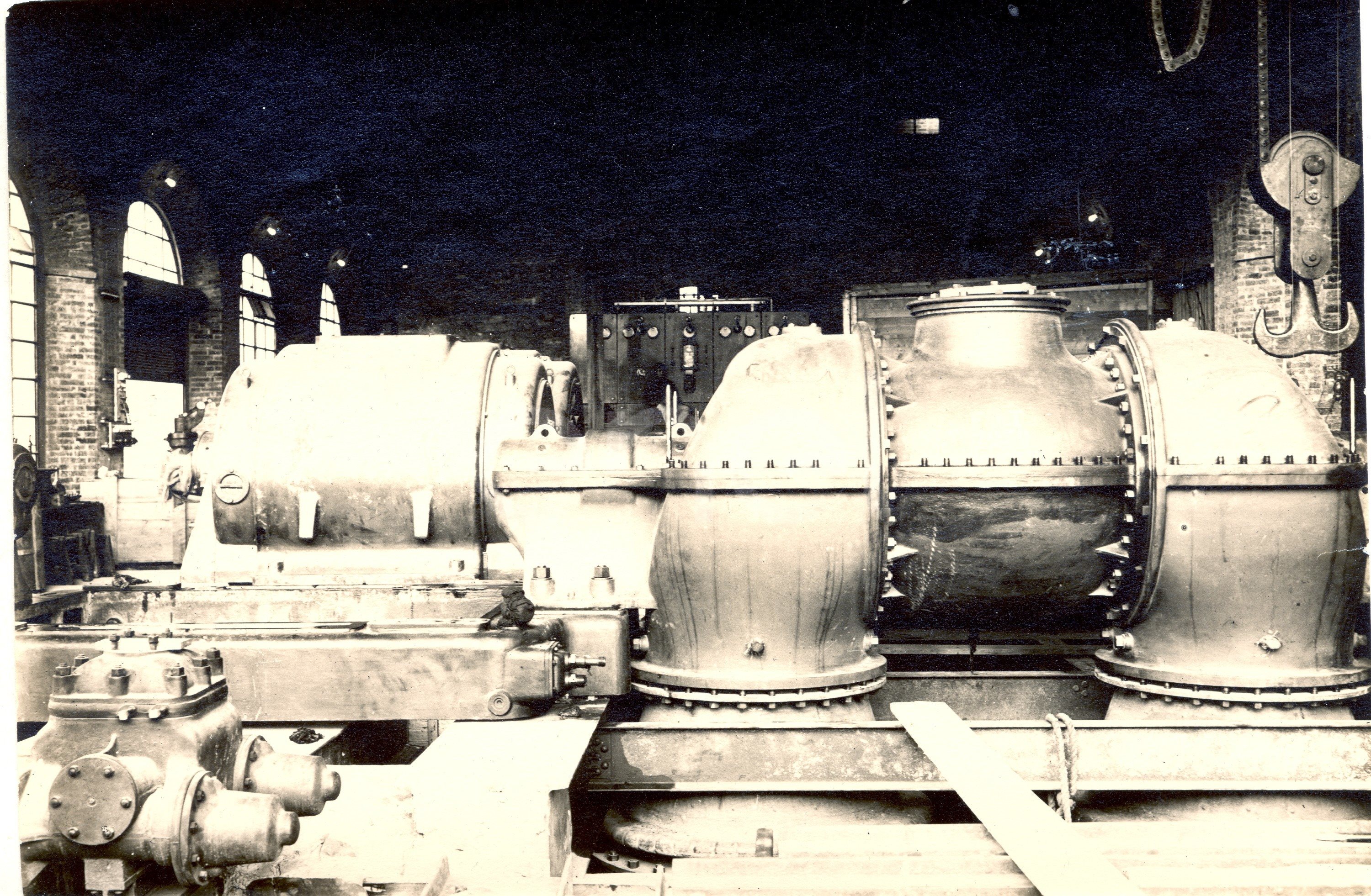 Centrale elettrica n° 1 dal 1913 al 1916