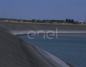 Bacino e diga di monte Cavallaro