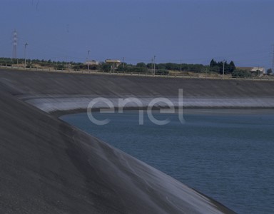 Bacino e diga di monte Cavallaro