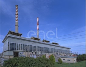 Sala macchine, caldaie e ciminiere