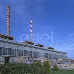Sala macchine, caldaie e ciminiere
