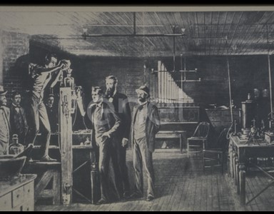Uomini in laboratorio