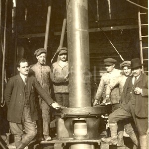 Fabbrica di Larderello. Disegni di vecchi attrezzi, sondaggi, magazzini sonde.