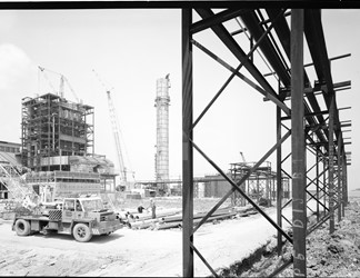 Centrale di Brindisi in costruzione