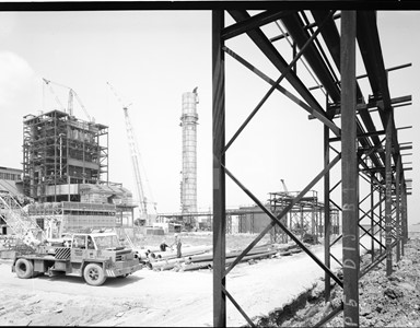 Centrale di Brindisi in costruzione
