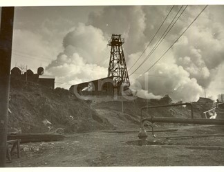 Fabbrica di Larderello. Soffionissimi n.2-4-5 e foro del Bargelli.