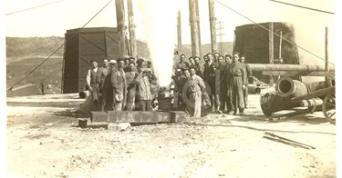 Fabbrica di Larderello. Soffionissimi n.2-4-5 e foro del Bargelli.