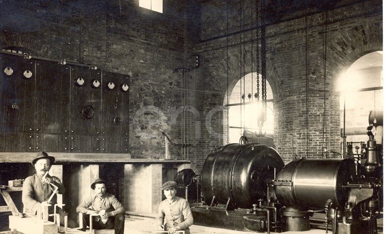 Centrale elettrica n° 1 dal 1913 al 1916