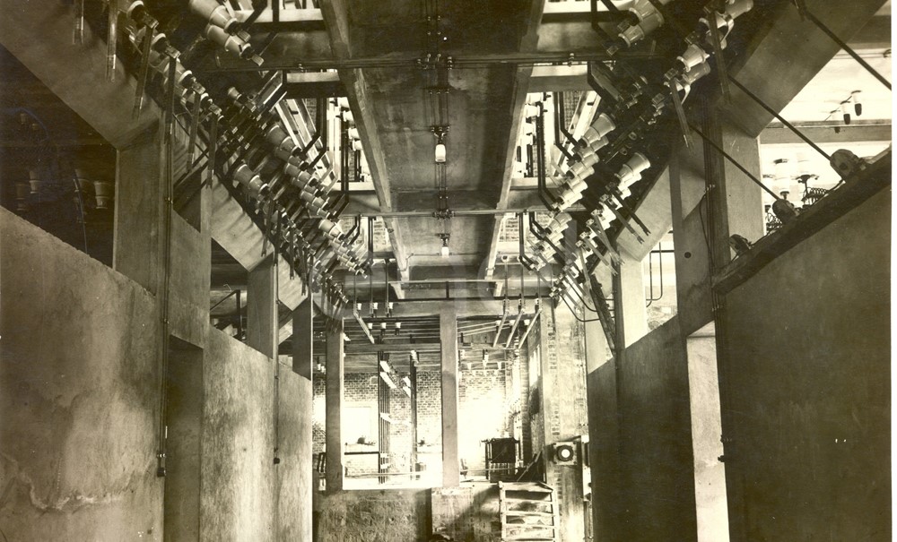 Centrale elettrica n° 1 dal 1913 al 1916