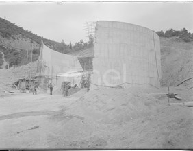 Pozzo piezometrico in costruzione