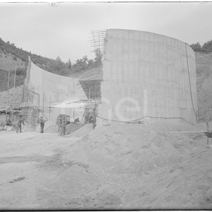 Pozzo piezometrico in costruzione