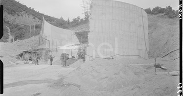 Pozzo piezometrico in costruzione