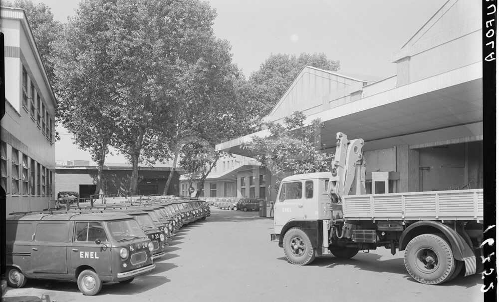 Parco automezzi del Centro Servizi Tecnici