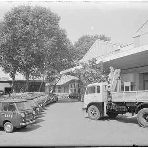 Parco automezzi del Centro Servizi Tecnici