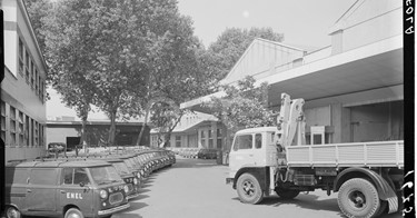 Parco automezzi del Centro Servizi Tecnici