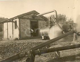 Centrale elettrica Castelnuovo. Gruppo di partecipanti alla inaugurazione della centrale elettrica.