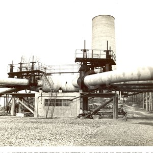 Larderello centrale N° 2 e cabina di trasformazione FF.SS. 1935/1938