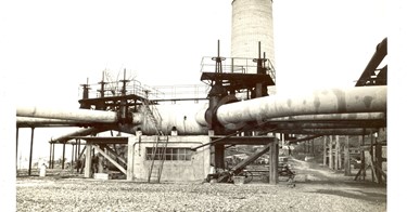Larderello centrale N° 2 e cabina di trasformazione FF.SS. 1935/1938