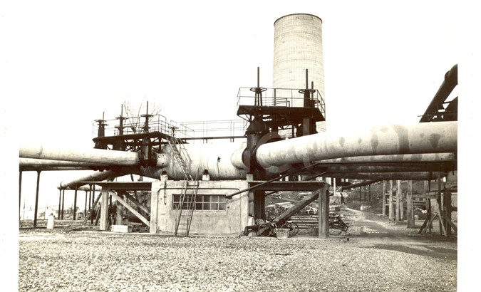 Larderello centrale N° 2 e cabina di trasformazione FF.SS. 1935/1938
